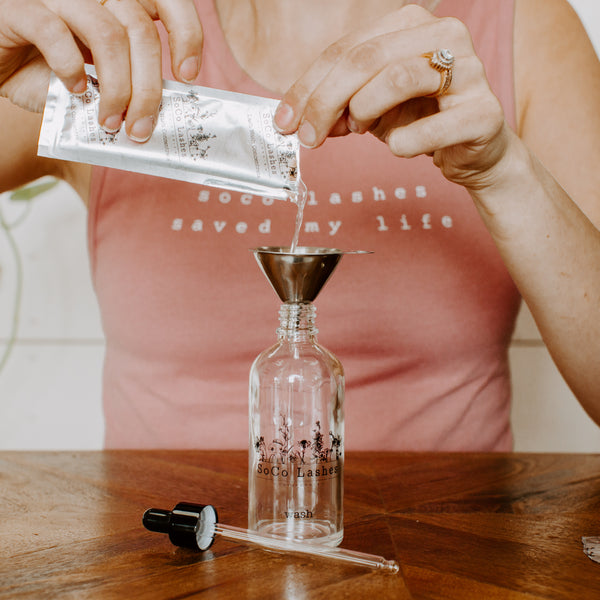 Unique Sustainable Lash Wash System