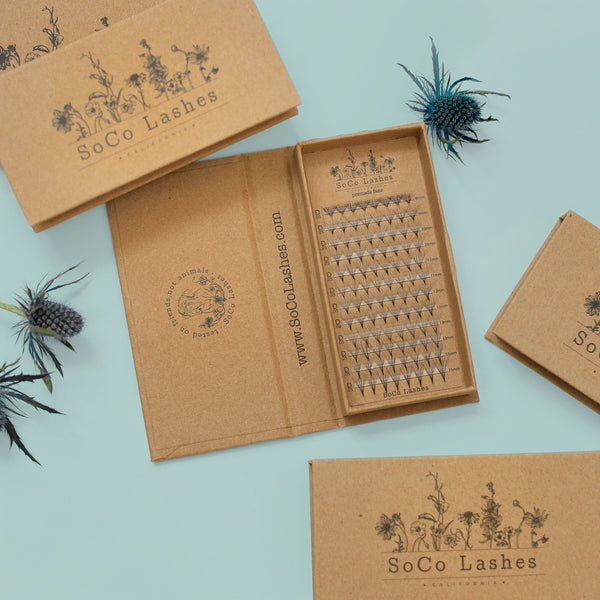 premande fans for eyelash extensions from SoCo Lashes