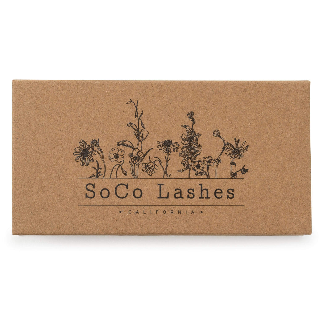 SoCo Lashes Eyelash Extensions Blooming 0.05 Lashes Single Length Tray - Easy Fan Extensions