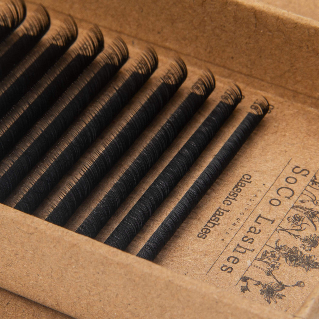 SoCo Lashes Eyelash Extensions Classic 0.15 Single Length Tray