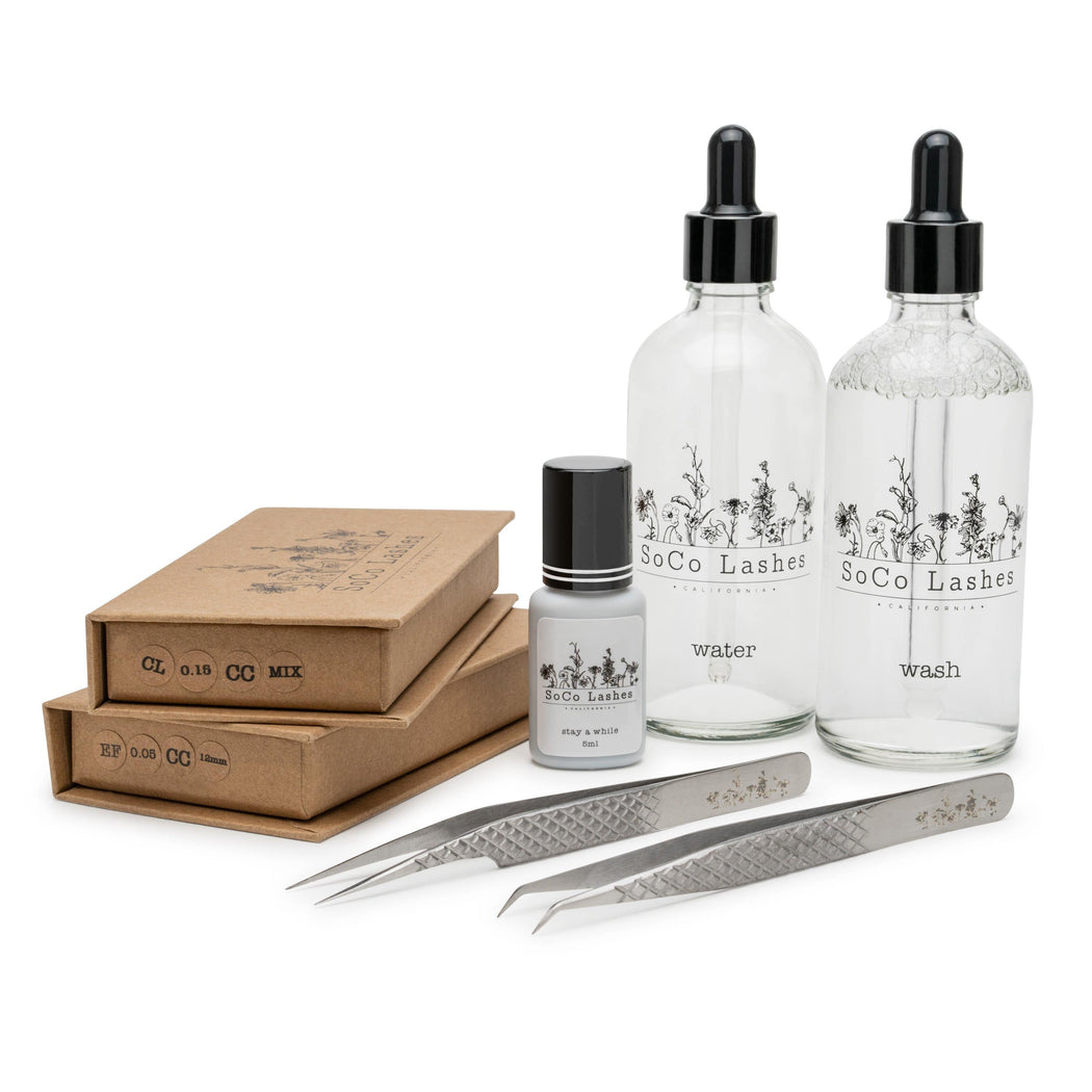 SoCo Lashes eyelash extensions Kit Hybrid Kit