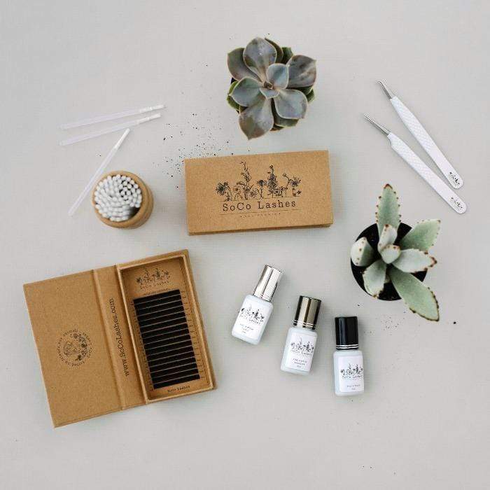 SoCo Lashes eyelash extensions Kit SMALL CC Curl Hybrid Kit