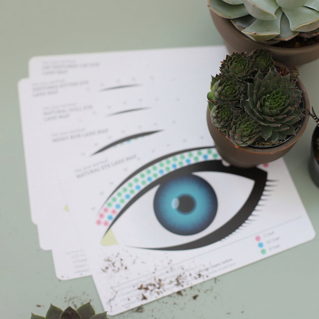 SoCo Lashes Lash Mapping Digital / Natural Eye Lash Maps