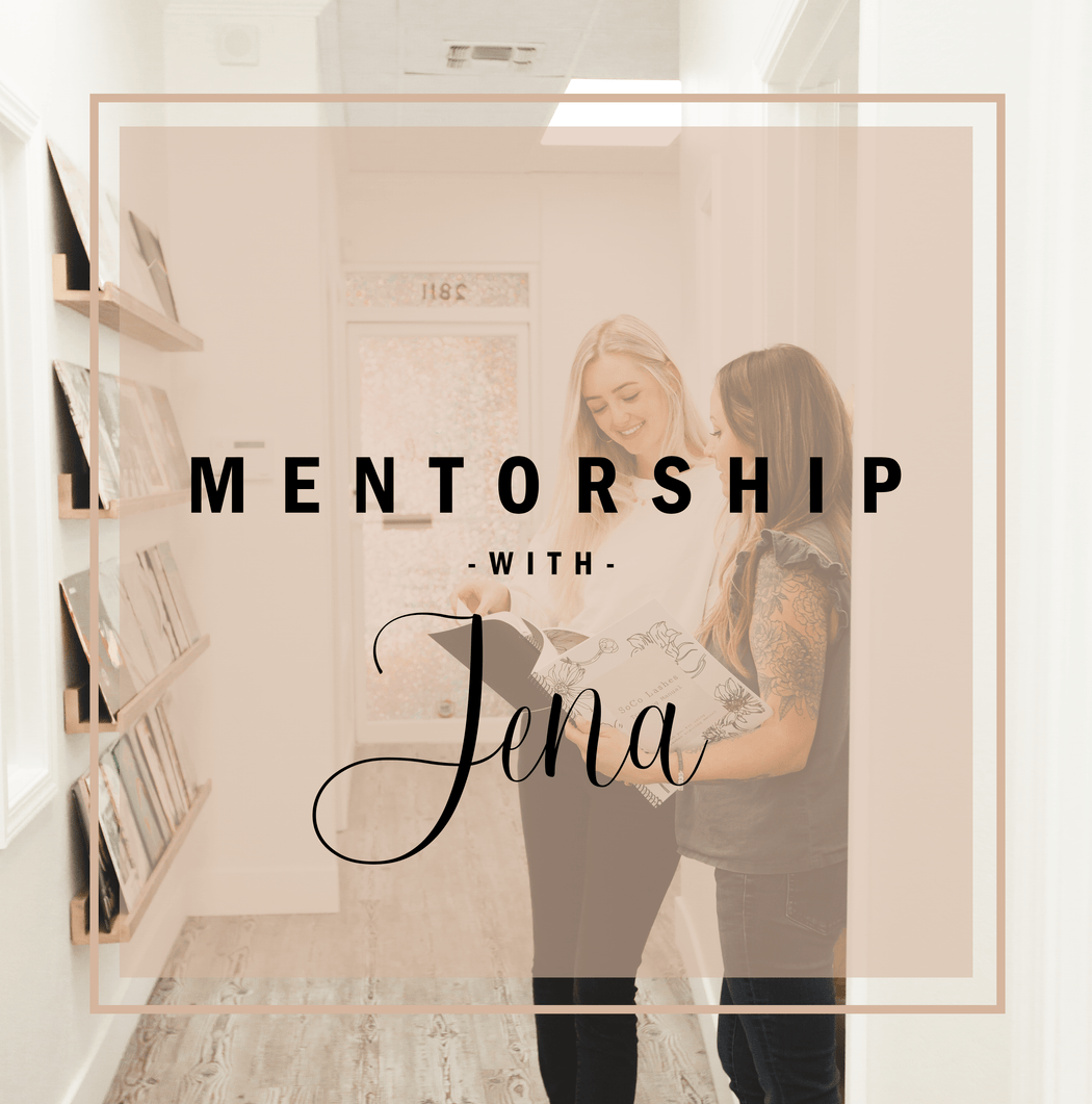 SoCo Lashes Training One Hour “Pick my Brain Session” Private Hour with Jena Cash