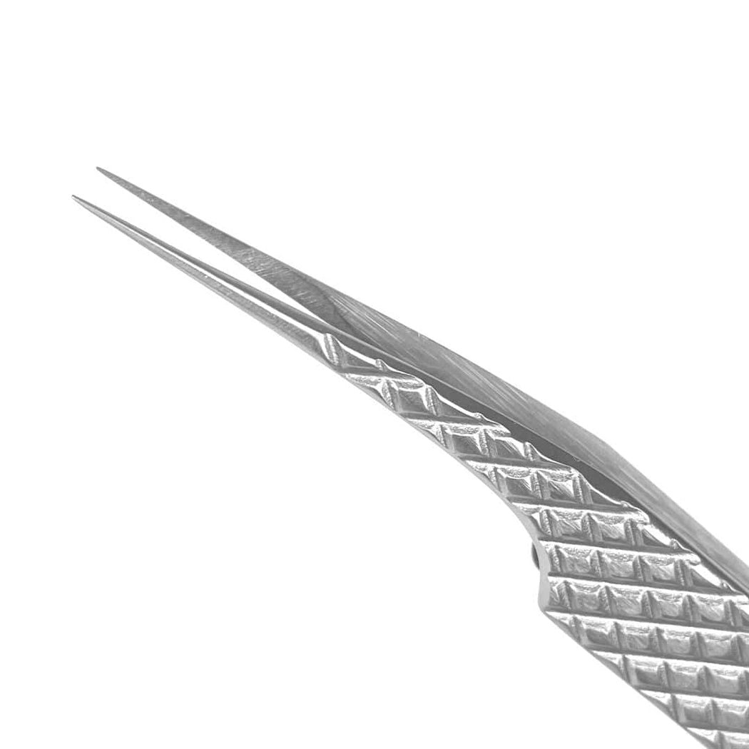 SoCo Lashes TWIN PACK Silver Isolation Tweezer - Straight