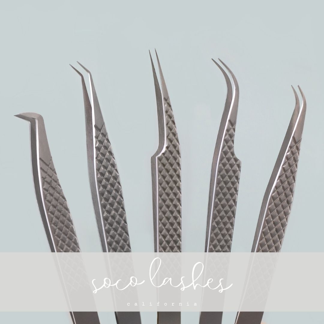 Premium Tweezers — SoCo Lashes