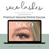 course Premium Volume Eyelash Extension Training