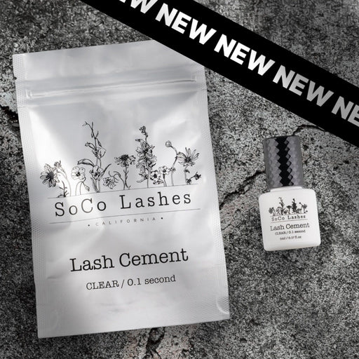 SoCo Lashes eyelash extensions glue SINGLE (5ML) Lash Cement