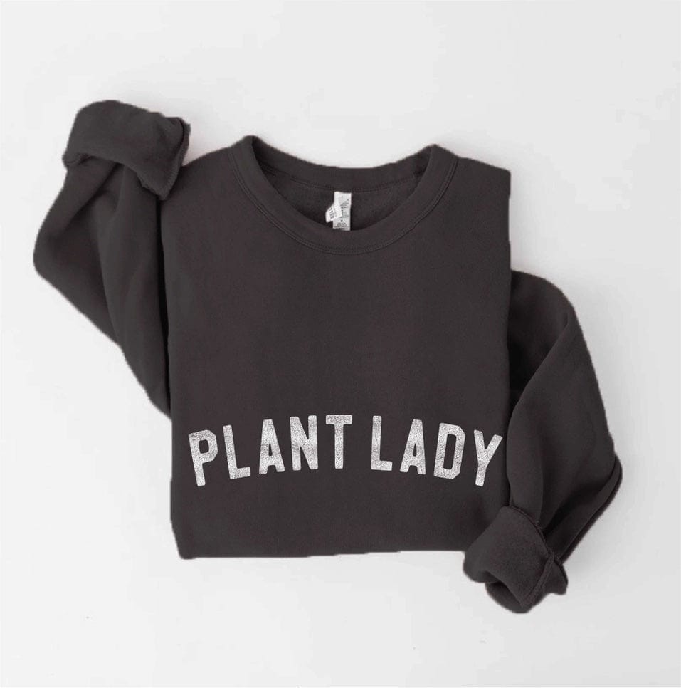 SoCo Lashes Sweatshirts Black / S Plant Lady Unisex Crewneck Pullover Sweatshirt