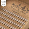 SoCo Lashes Eyelash Extensions 6D / C / 8mm Pro-made Fans Small Single Length Tray - 0.05mm