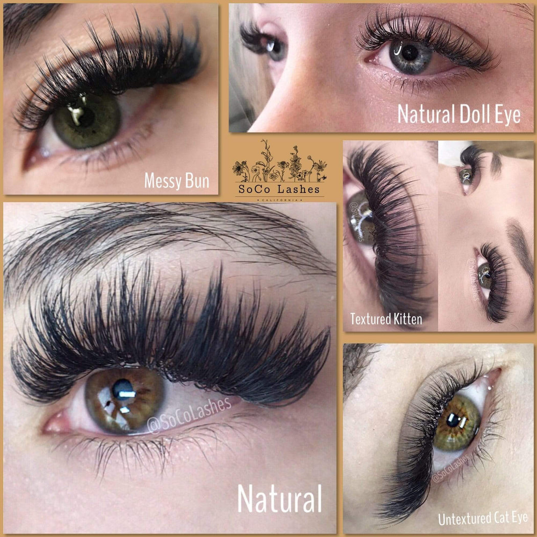 SoCo Lashes Lash Mapping Lash Maps